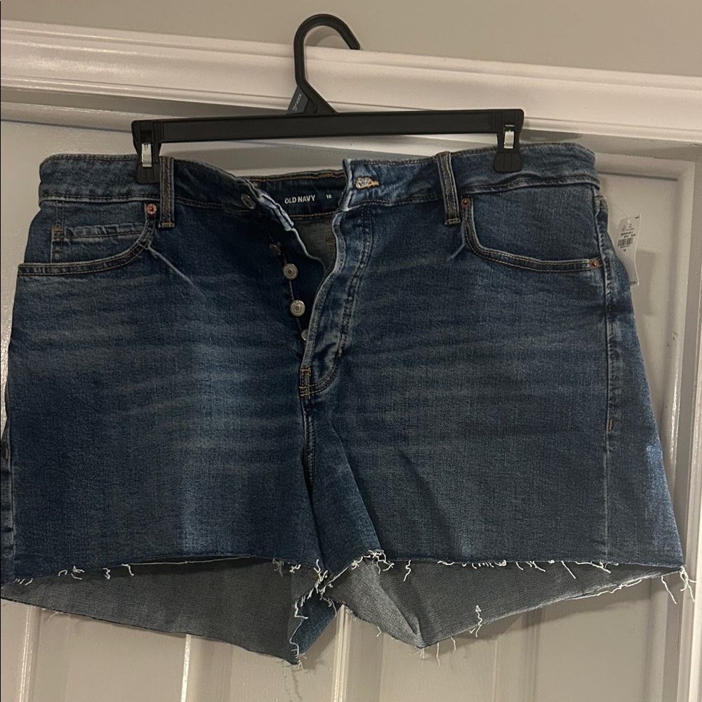 Old Navy Women's Dark Blue Jean Shorts